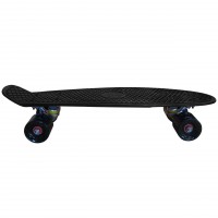 Скейтборд Ecobalance черный с черными колесами