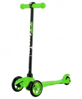 Самокат Tech Team 3-х колесный 3D-Mini green (120мм)