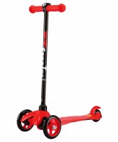 Самокат Tech Team 3-х колесный 3D-Mini red (120мм)