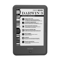 Электронная книга ONYX BOOX DARWIN 3 (темно-серая, Carta, SNOW Field, Android, MOON Light, Wi-Fi, 8 Гб)