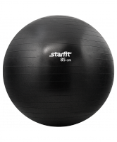 Мяч гимнастический STARFIT GB-101 85 см, черный (антивзрыв) 1/10