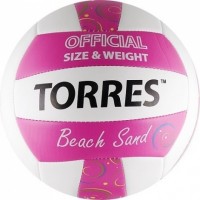 Мяч волейбольный TORRES Beach Sand Pink (розовый)