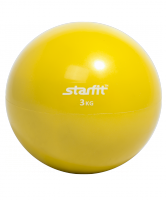 Медбол StarFit GB-703, 3 кг, желтый