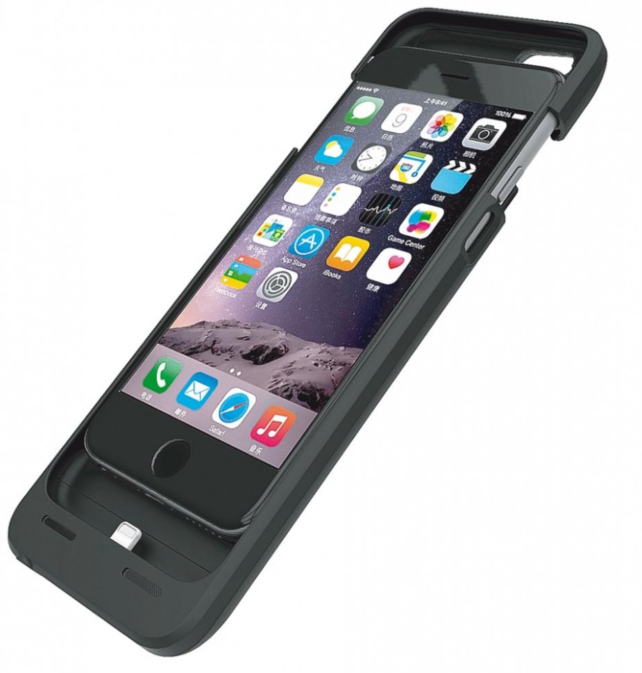 Чехол аккумулятор для iPhone 6/6S Elari Appolo 3, 2850 mAh, цвет черный