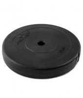 Диск пластиковый STARFIT BB-203 10 кг, d=26 мм, черный 1/2