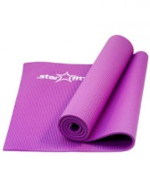 Коврик для йоги STAR FIT FM-101 PVC 173x61x0,8 см, фиолетовый 1/12