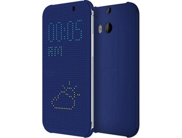 Чехол HTC One E8 dot case blue (HC M110)