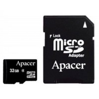 Карта памяти Apacer microSDHC Card Class 10 32GB + SD adapter