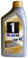Моторное масло MOBIL 1 0W-40 1 л синтетическое
