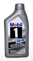 Моторное масло MOBIL 1 5W-50, синтетическое, 1л