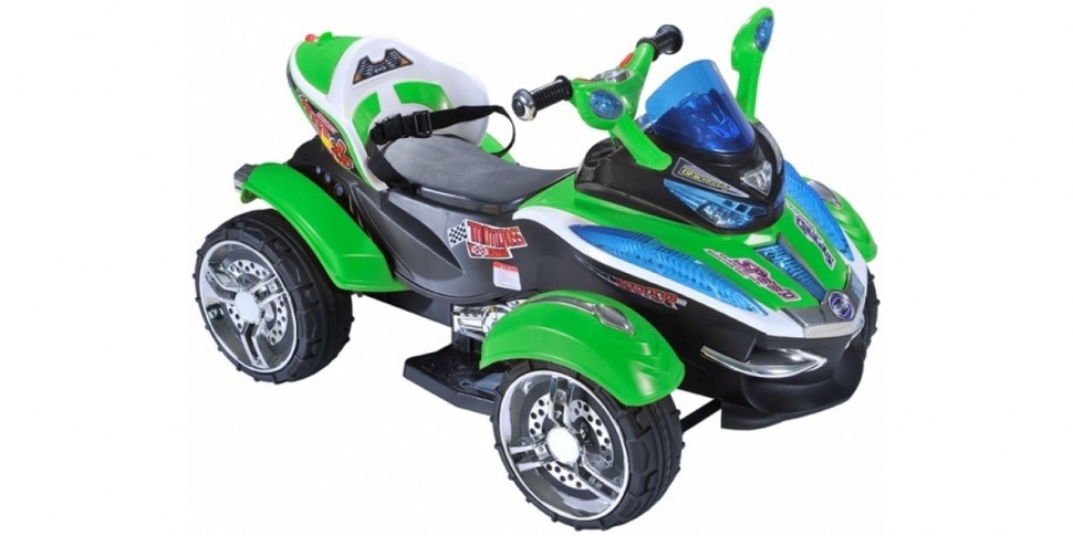 Детский электроквадроцикл RiverToys C002CP (зеленый)
