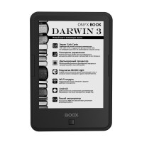 Электронная книга ONYX BOOX DARWIN 3 (чёрная, Carta, SNOW Field, Android, MOON Light, Wi-Fi, 8 Гб)