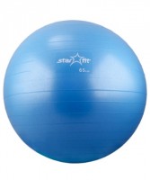 Мяч гимнастический STARFIT GB-102 65 см, с насосом, синий (антивзрыв) 1/10
