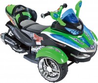 Детский электротрицикл RiverToys C001CP (зеленый)