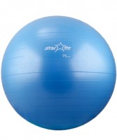 Мяч гимнастический STARFIT GB-102 75 см, с насосом, синий (антивзрыв) 1/10