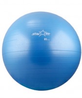 Мяч гимнастический STARFIT GB-102 85 см, с насосом, синий (антивзрыв) 1/10