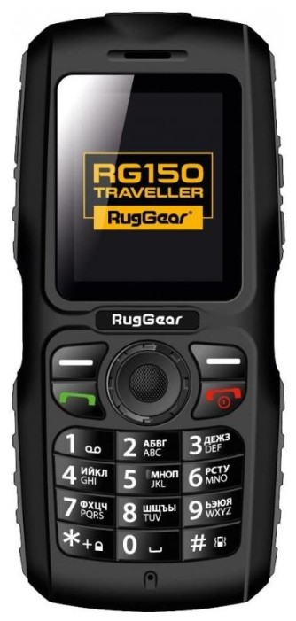 Защищенный телефон RugGear RG150 Traveller