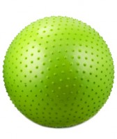 Мяч гимнастический массажный STAR FIT GB-301 75 см, зеленый (антивзрыв) 1/10