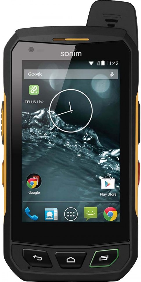 Защищенный смартфон Sonim XP7 (черный с оранжевым)