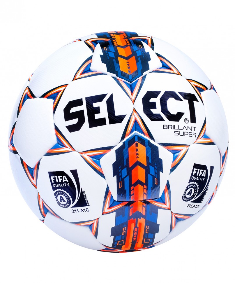 Мяч футбольный Select Brilliant Super №5 white FIFA 2015