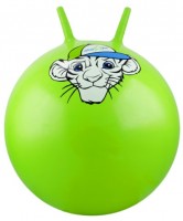 Мяч-попрыгун STARFIT GB-402 55 см "Тигренок", с рожками, зеленый 1/10