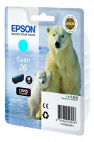 Картридж Epson C13T26124010 cyan (голубой)
