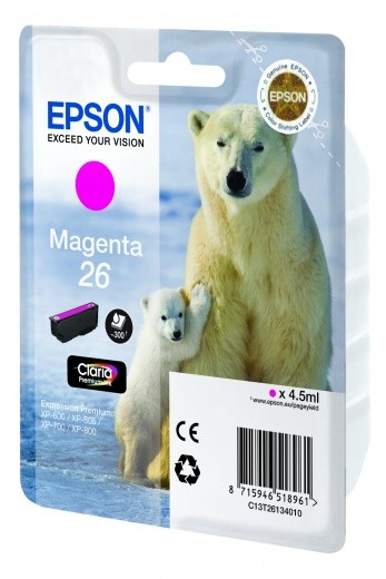 Картридж Epson C13T26134010 magenta (розовый)