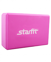 Блок для йоги STARFIT FA-101 PVC, розовый 1/50