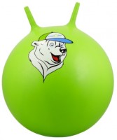 Мяч-попрыгун STARFIT GB-403 65 см "Медвеженок", с рожками, зеленый 1/10