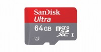 Карта памяти Sandisk microSDXC 64GB class 10 Ultra + SD ападтер