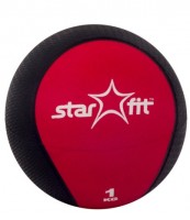 Медбол STARFIT Pro GB-702, 1 кг, красный 1/4