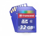 SDHC 32GB  Transcend Class 10