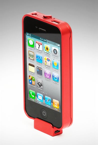 Внешний аккумулятор Elari Appolo 1220 мАч для iPhone 4/4S (красный)
