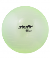 Мяч гимнастический STARFIT GB-105 65 см, прозрачный, зеленый 1/10