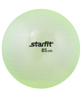 Мяч гимнастический STARFIT GB-105 85 см, прозрачный, зеленый 1/10