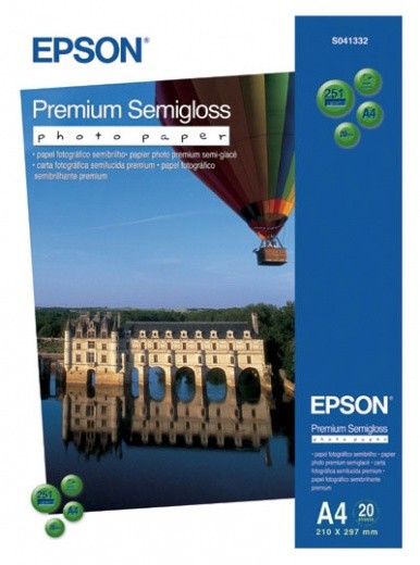 Фото-бумага Epson C13S041332 A4 (20 листов) полуглянцевая