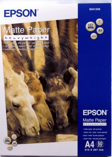 Плотная бумага Epson C13S041256 A4 (50 листов) матовая